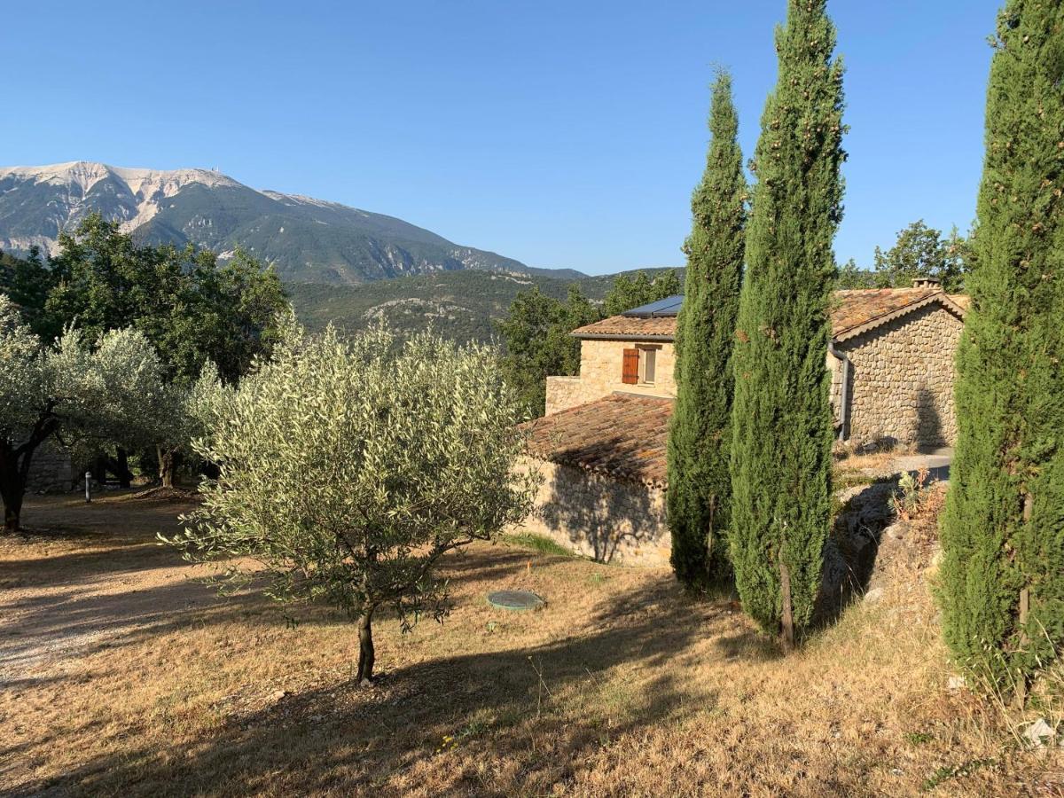 FONT NOUVELLE maison de charme Drôme Provençale, 6 ou 10 personnes avec piscine Plaisians Exterior foto