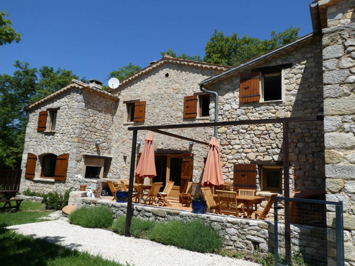 FONT NOUVELLE maison de charme Drôme Provençale, 6 ou 10 personnes avec piscine Plaisians Exterior foto