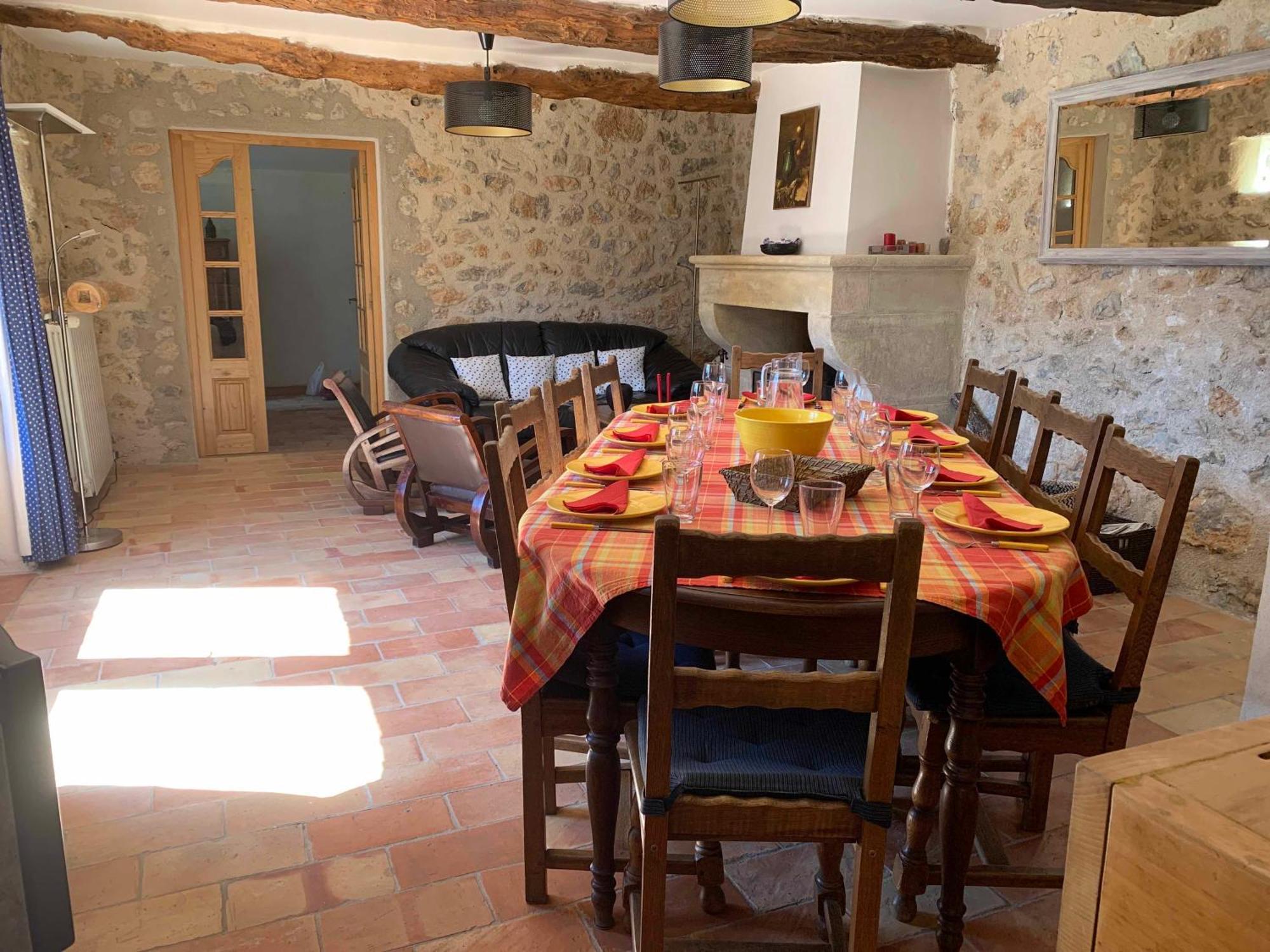FONT NOUVELLE maison de charme Drôme Provençale, 6 ou 10 personnes avec piscine Plaisians Exterior foto